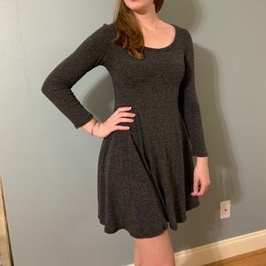 Grey Sweater Dress